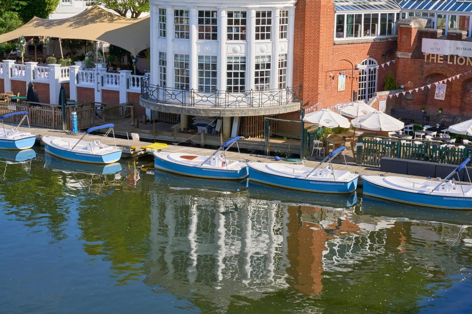 Готель The Mitre, Hampton Court Кінгстон-на-Темзі Екстер'єр фото The River Restaurant